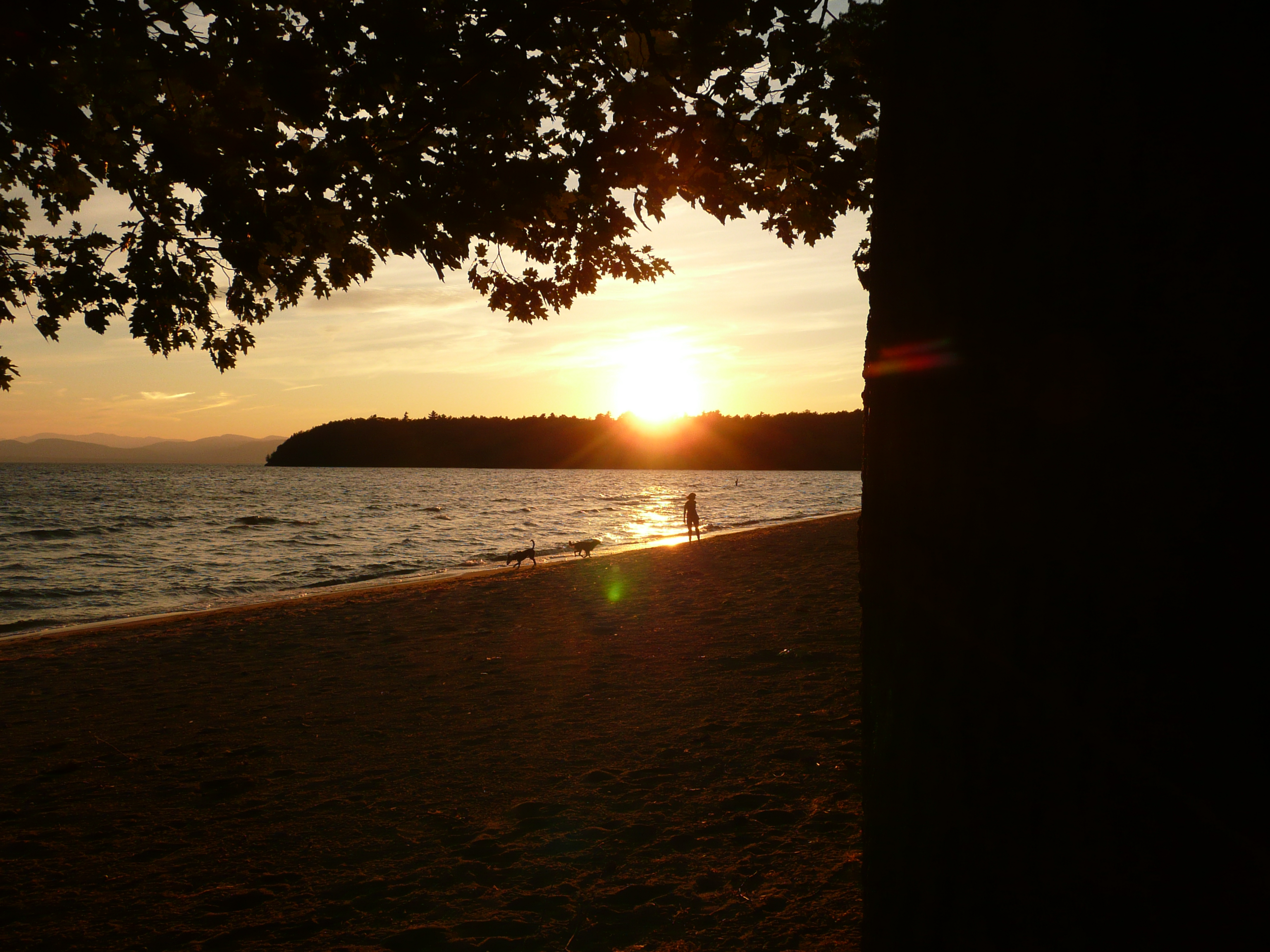 Sunset at Lake Champlain